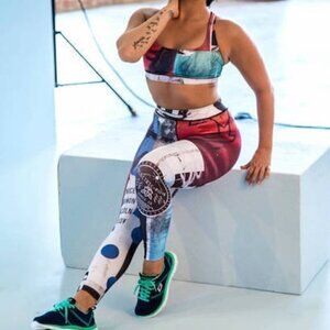 Electric & Rose Street Art Lake Legging